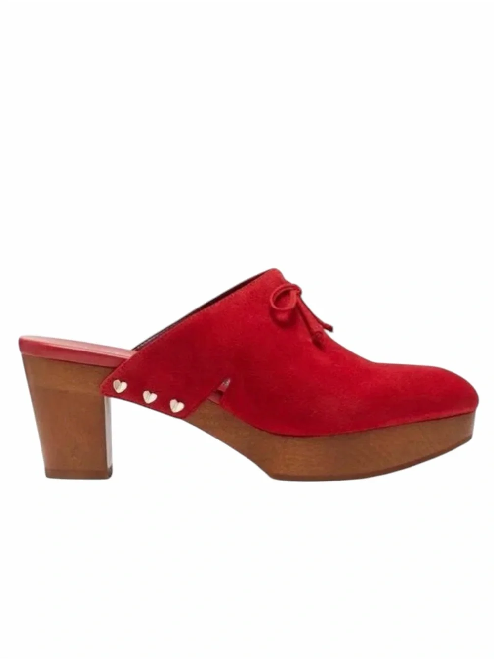 Kate Spade Amsterdam Suede Lava Falls Clogs w/box- 8.5B